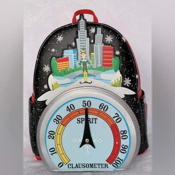 Loungefly Buddy The Elf Light Up Clausometer Backpack - Picture 13 of 13